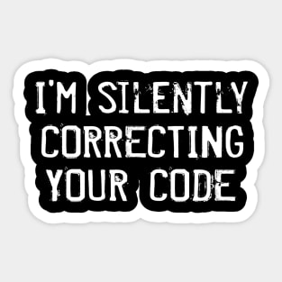 Funny Programmer Software Developer Coder Gift Sticker